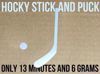 Hockey Stick With Puck Fidget 