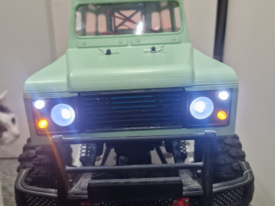 Land Rover d90 lamps set 1/10 RC