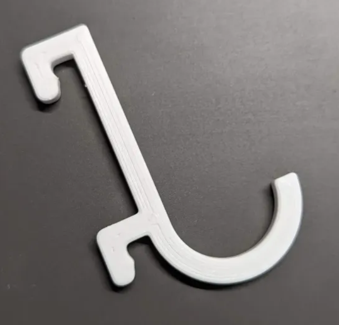Miniatura 1 do modelo 3D IKEA Skadis Hook