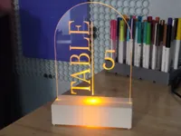 Support lumineux pour pancarte en acrylique — photo 2
