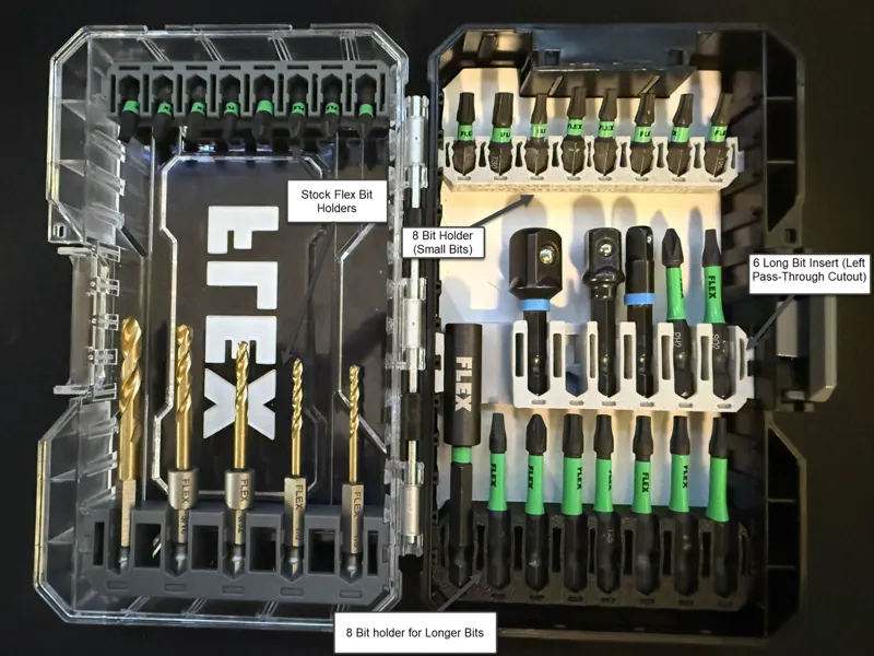 Flex Stack Pack Bit Holder Inserts