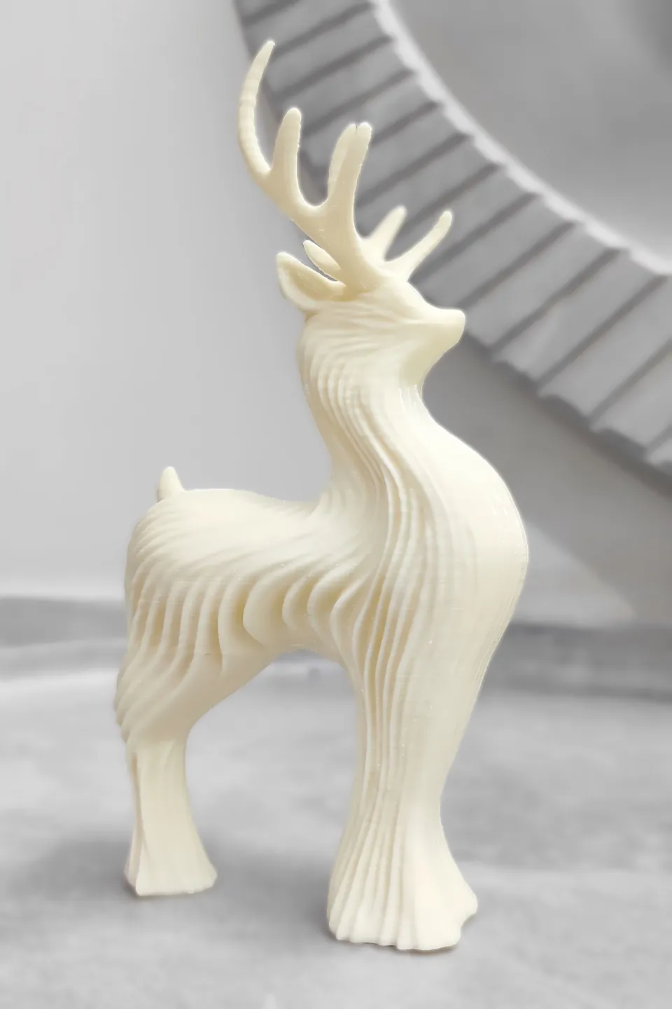 Elegant Standing Reindeer Decor Christmas & Winter view 2