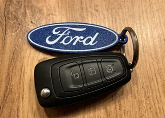 Ford keychain double sided