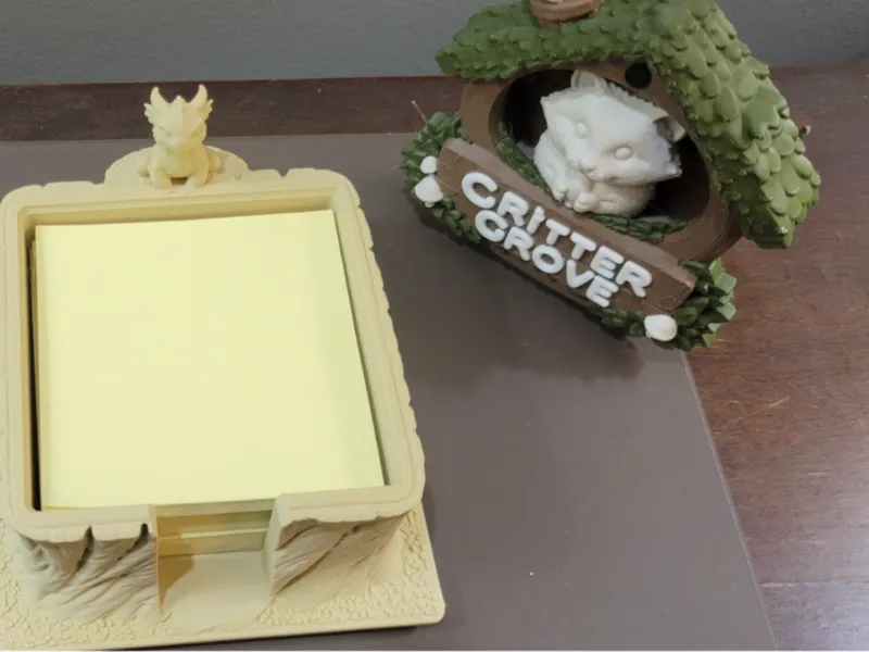 Dragon Sticky Note Holder – Critter Grove