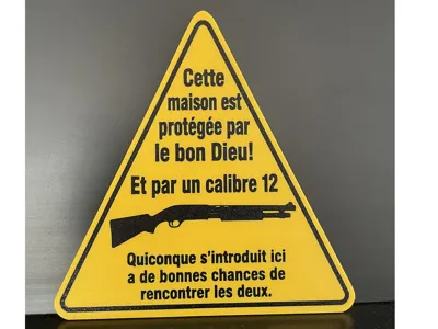 flat sign