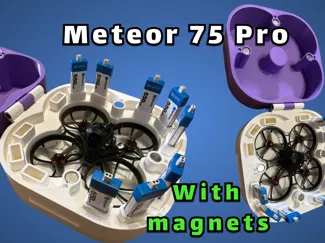 Meteor 75 pro magnetic case BetaFPV FPV batteries 