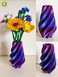 Vase torsadé — photo 3