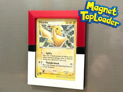 Magnetic Pokéball TopLoader Display Stand