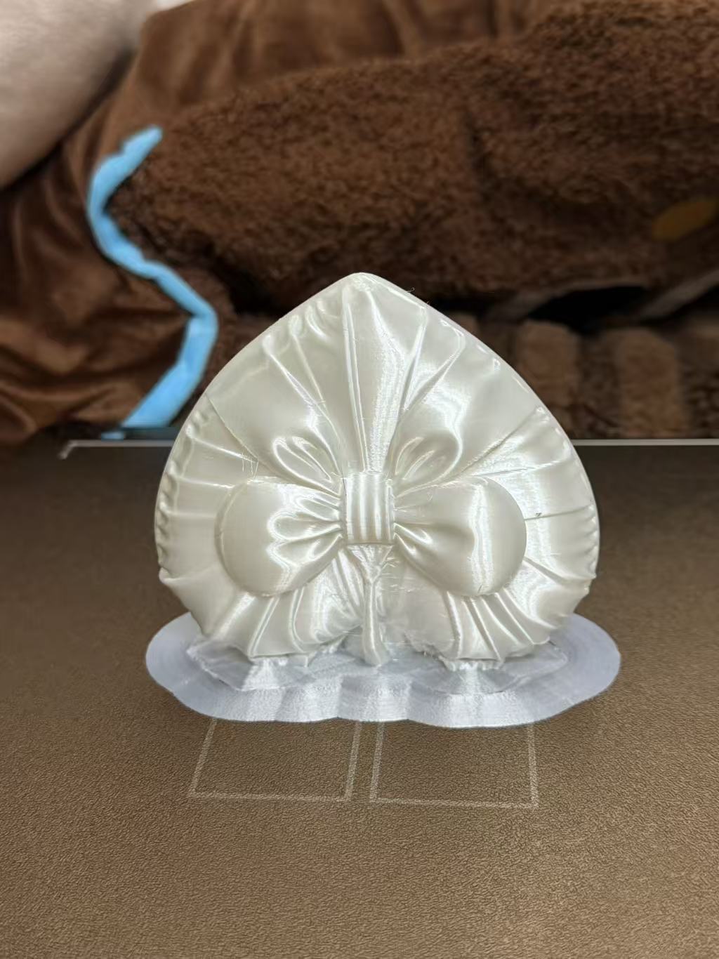 Miniatura 1 do modelo 3D 丝绸爱心收纳盒