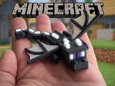 mini Articulated Ender Dragon - Cute pocket dragon