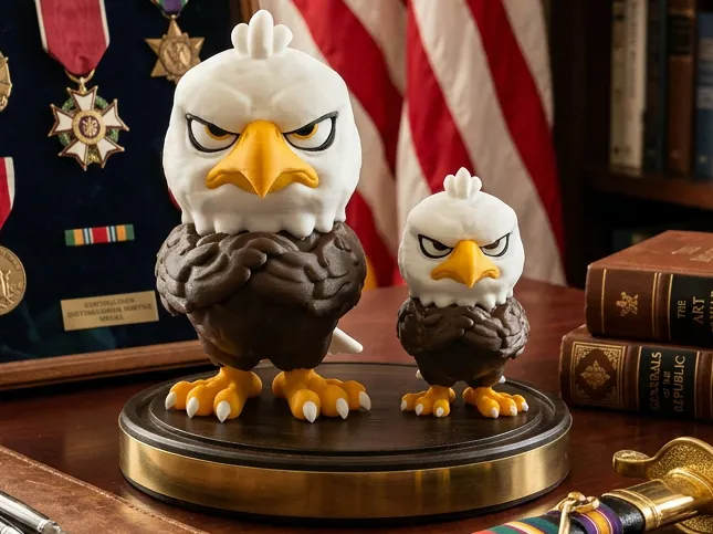 Don't Tread On Me American Eagle Figurine