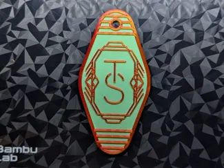 Taylor Swift Showgirl Motel Keychain