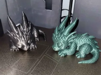 Bébé dragon endormi