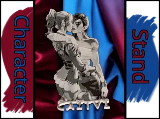 Arcane Character Stand - CaitVi Hugs and Kisses