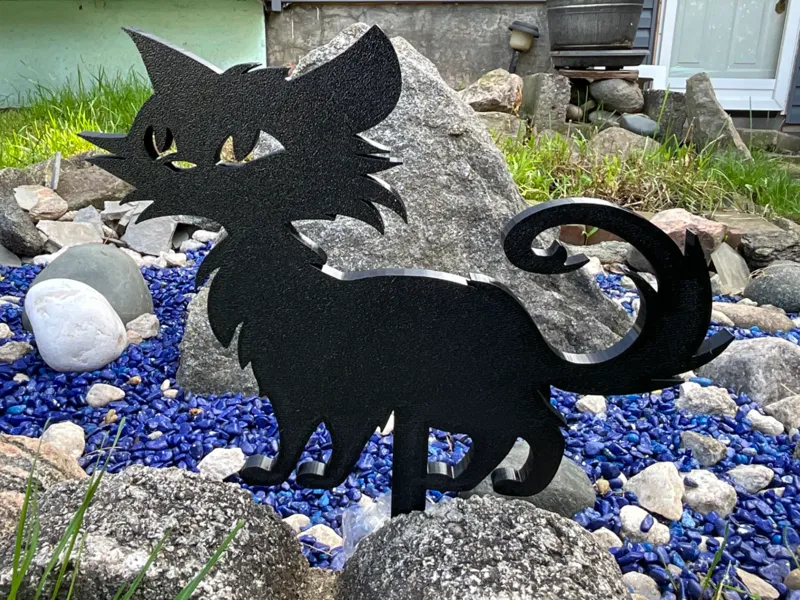 Cat Garden / Planter Silhouette Decor