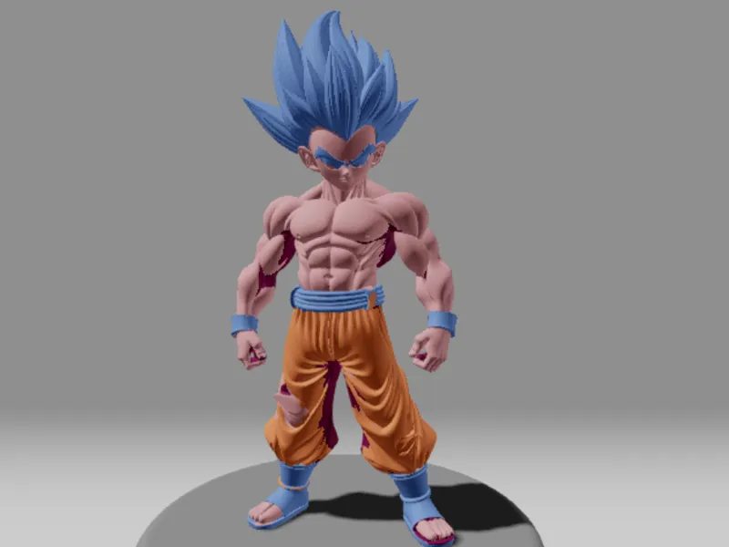 figurine "Son Goku" ultra instinct