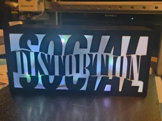 Social Distortion Light Box