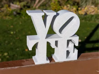 VOTE by Robert Indiana