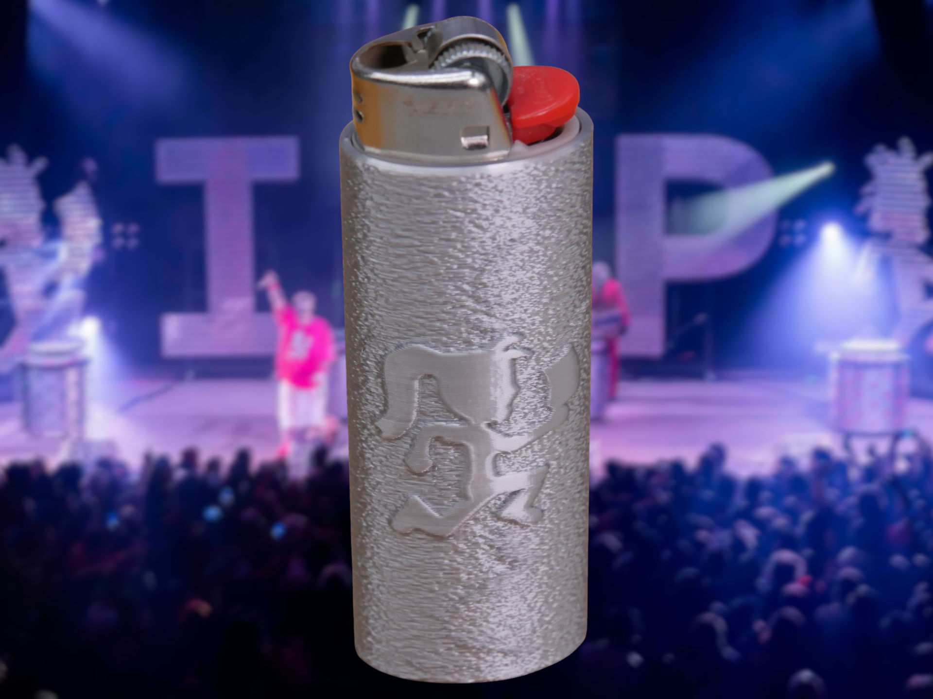 ICP Hatchetgirl Grip Click Slim Bic Lighter Sleeve