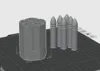 5-hole single cylinder + bullet. 0.2mm layer, 3 walls, 30% infill