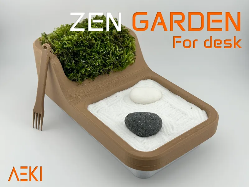 Desk zen garden
