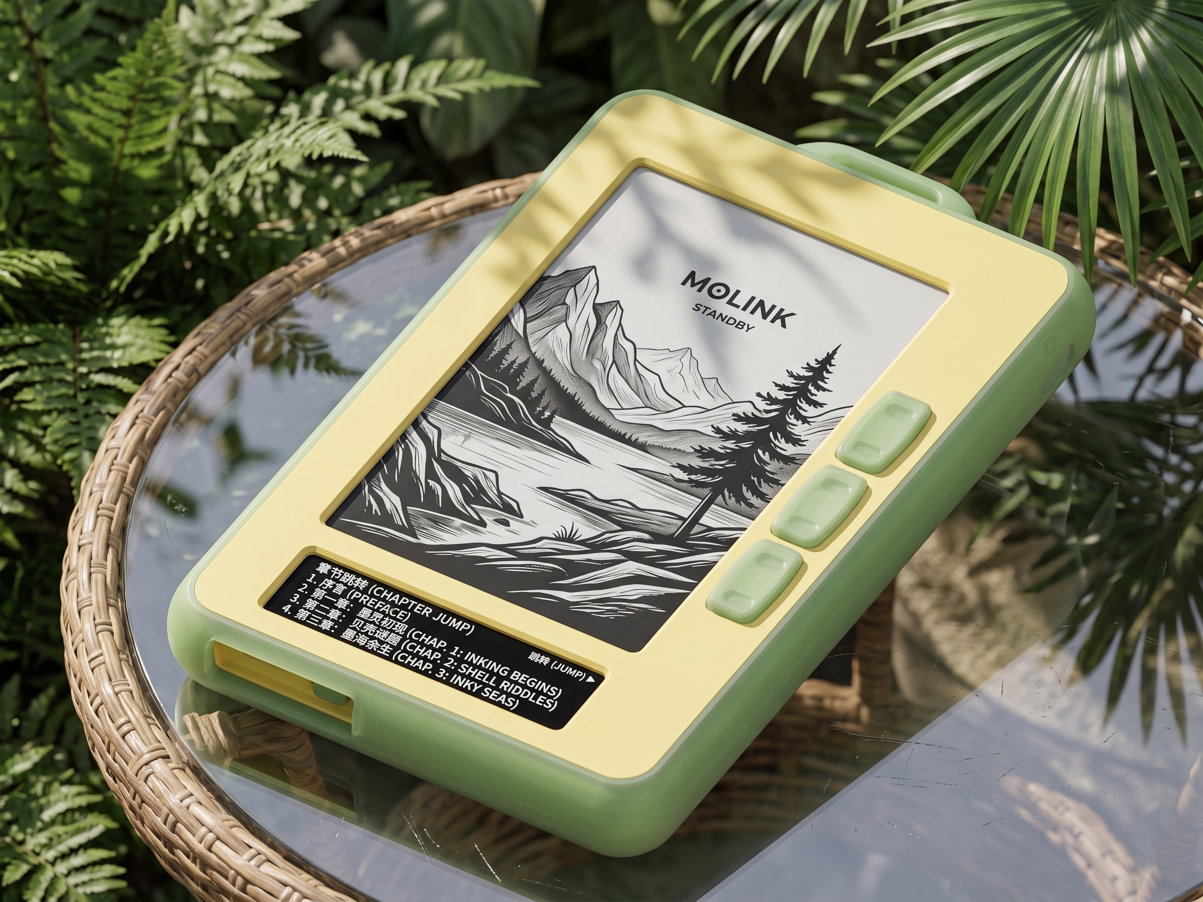 Miniatura 6 do modelo 3D 墨灵MOLINK双屏阅读器个性化系列