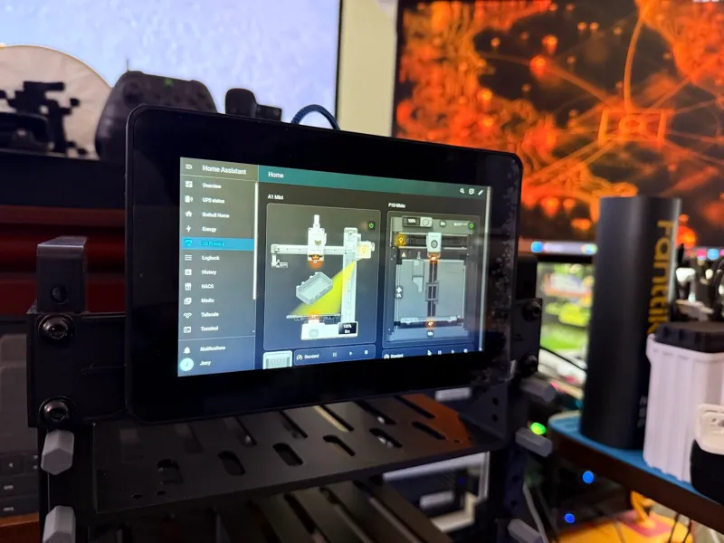 Rack mount for Pi Touch Display 2