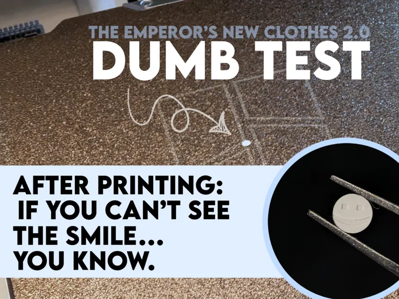 A tiny smile or a stupidity test