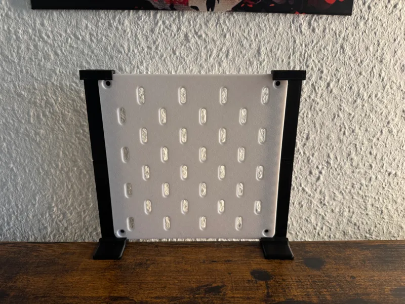 Desk Mount for Skadis 18x18cm (no drilling)