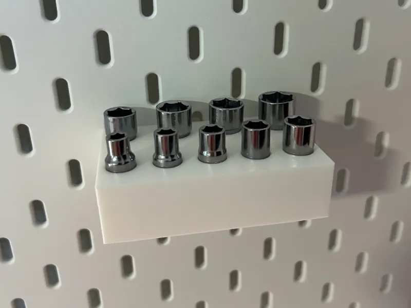 Skadis Holder 5-13mm Sockets (1/4 inch)