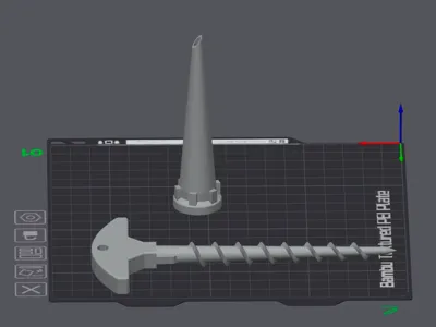 caulk nozzle and cleaner
