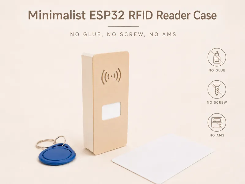 Minimalist ESP32-C3 + RFID Reader Case