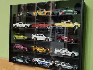 Hot Wheels Display Case with Cover Option