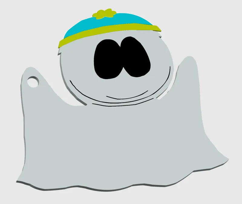 Ghost Cartman Keychain