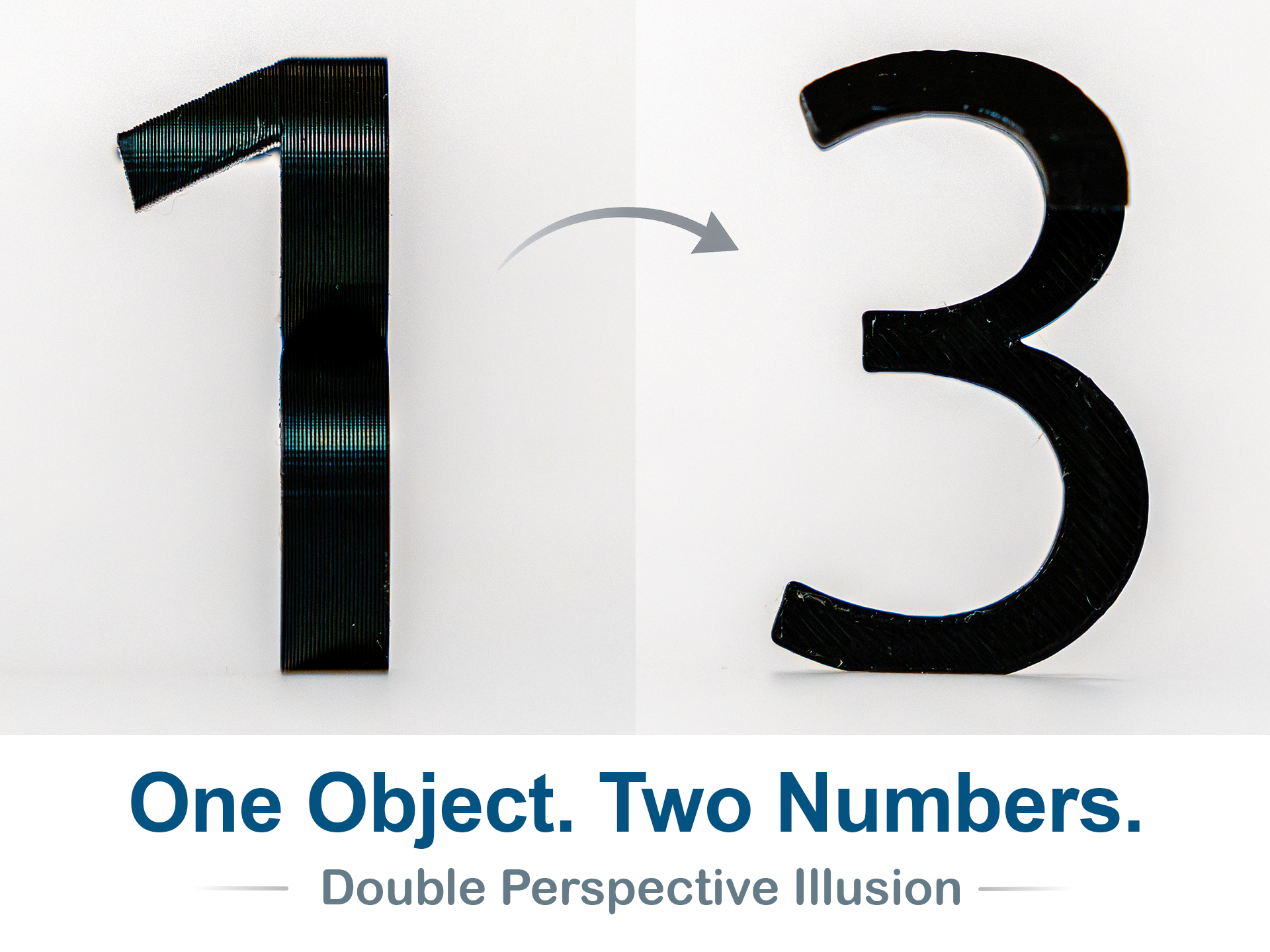 Number 13 Optical Illusion (10-99 available)