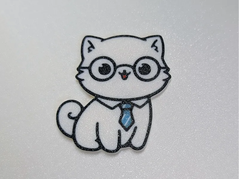 Studious Cat Magnet