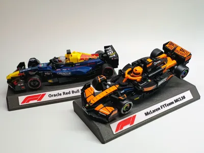 F1 Display Stand for LegoBricks Speed Champions
