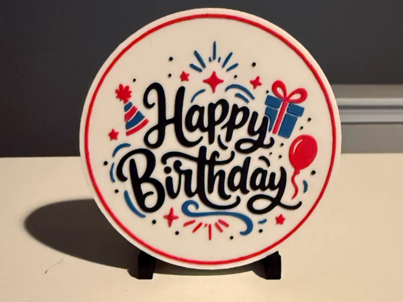HAPPY BIRTHDAY COASTER