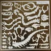 Large - Standard 2.0mm Gaps - Velociraptor Dinosaur Kit Card