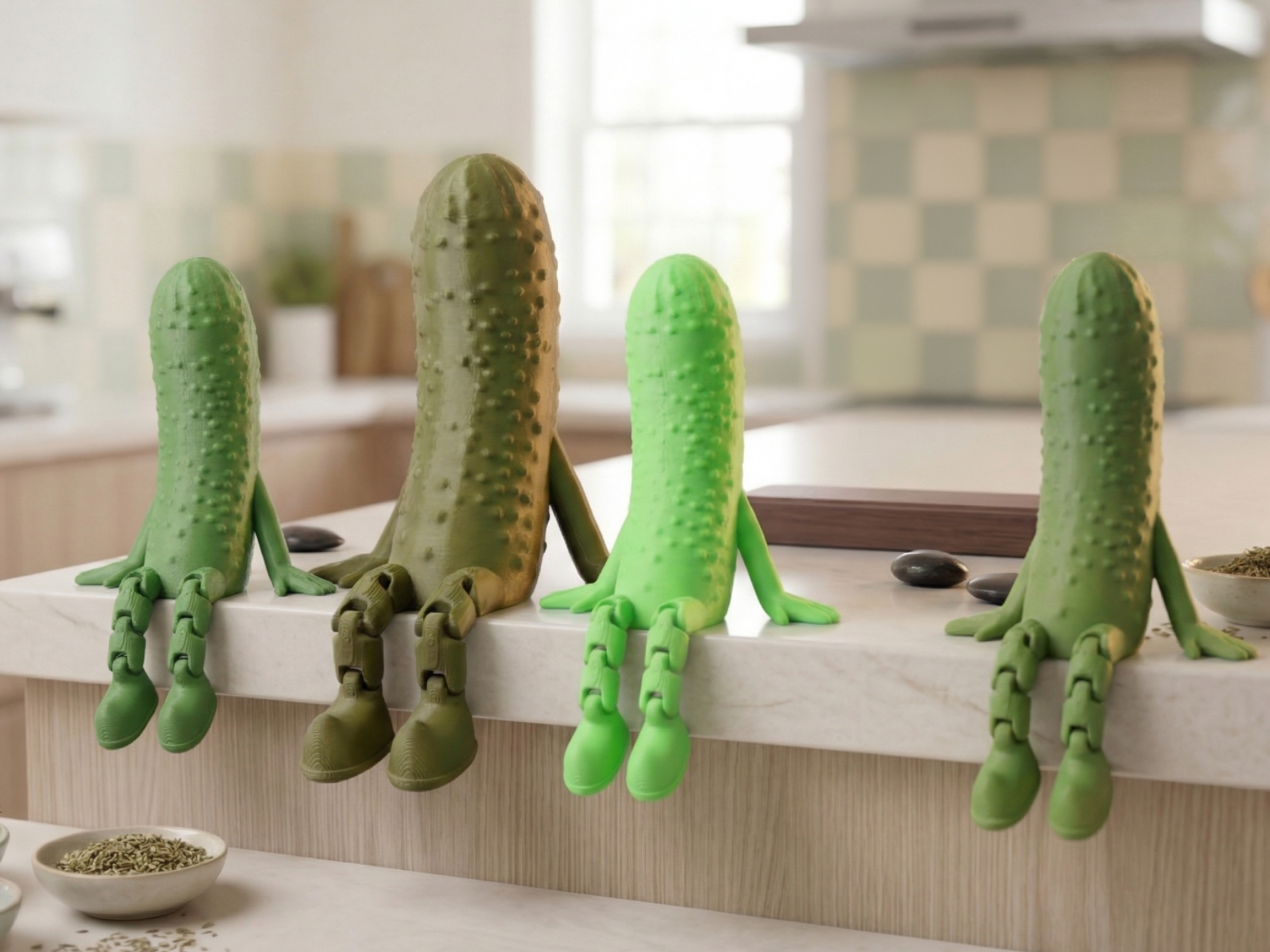 Pickle Cucumber Articulated Flexi