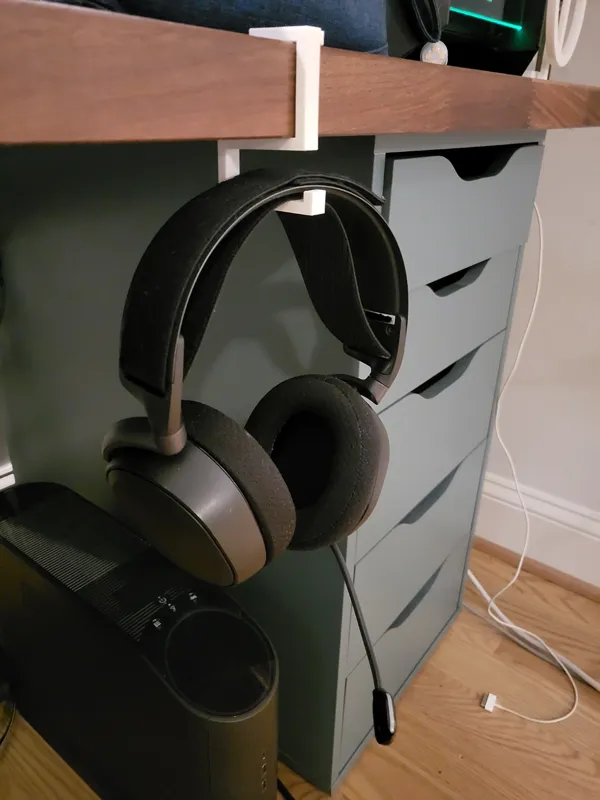 Support casque pour plan de travail Ikea Karlby