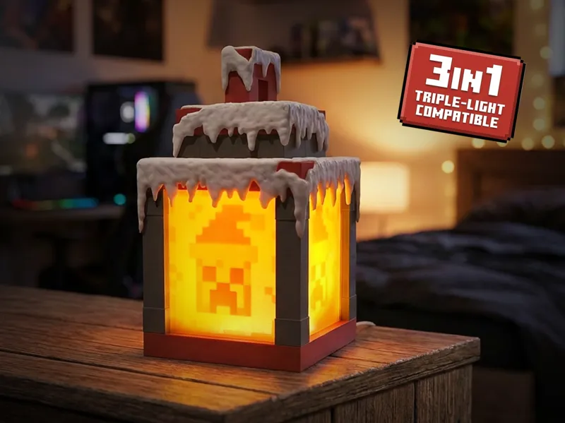Minecraft Lantern - Winter/Christmas Edition 3in1
