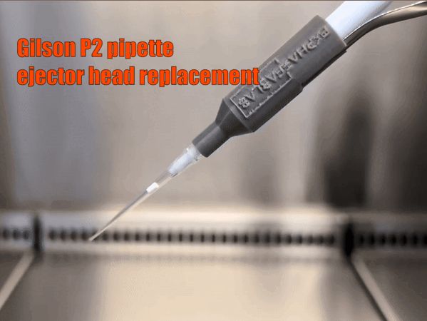 Gilson P2 pipette tip ejector replacement
