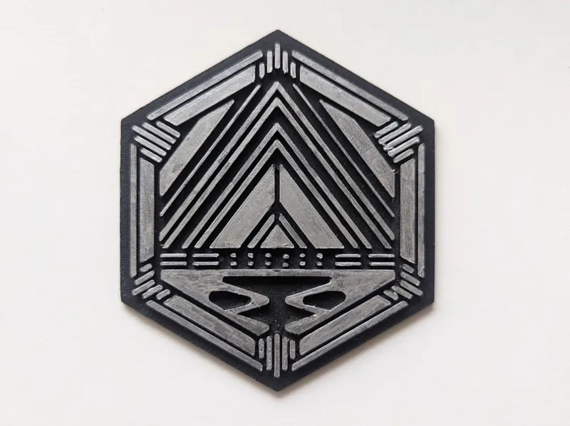 Hex Tile Coaster - Destiny Vault of Glass