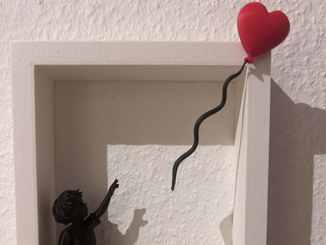 Girl with Balloon - inspired by Banksy