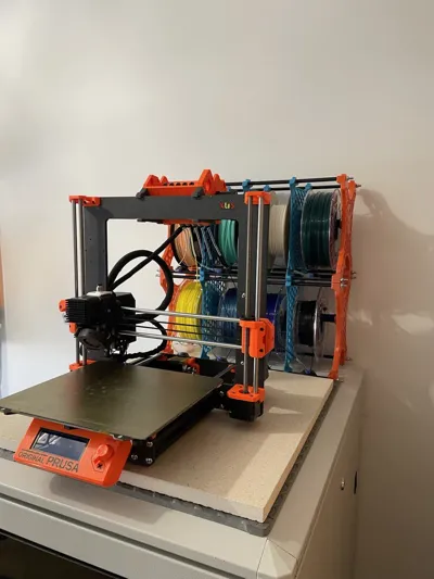 Modular filament rack by xuss46 - MakerWorld