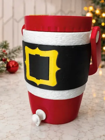 Soporte: Santa Christmas Coozie Drink Holder 12oz Can — vista de referencia 2