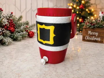 Soporte: Santa Christmas Coozie Drink Holder 12oz Can — vista de referencia 3