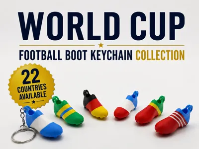 FIFA World Cup 2026 Football Boot Keychains
