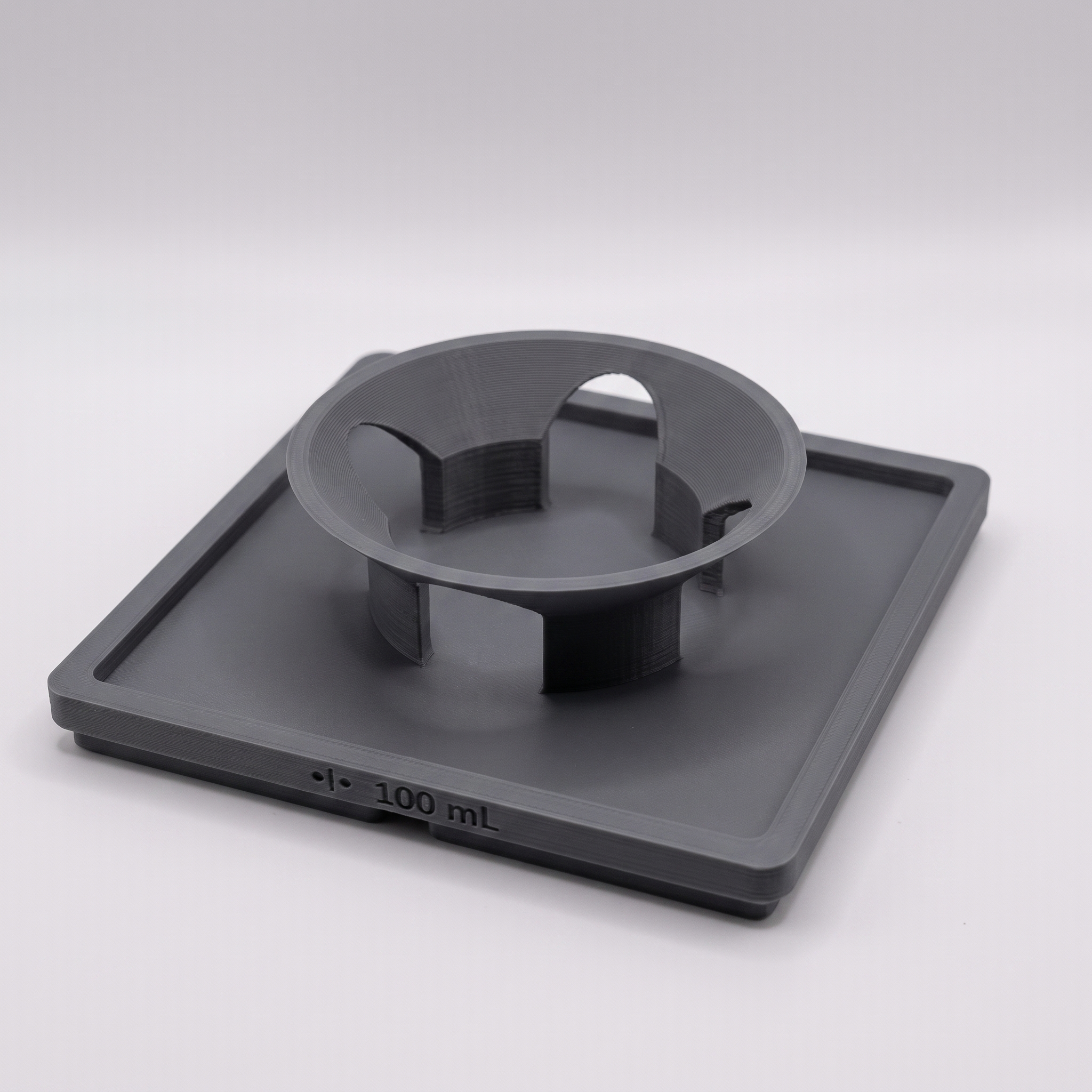 Miniatura 5 do modelo 3D Round-Bottom Flask Holders - Gridfinity Lab Set